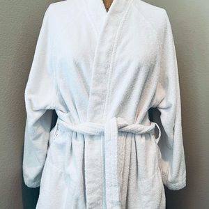IKEA White Terry Cloth Robe
